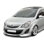 Opel Corsa D Ön Tampon Eki - Makyajlı Kasa - Boyasız - Fiberglass