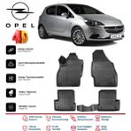 Opel Corsa E 2014-2019 4.5d Premium Havuzlu Siyah Paspas Takımı Kokusuz