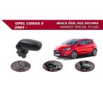 Opel Corsa E 2014- Araca Özel Kol Dayama Siyah Niken