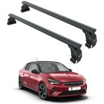 Opel Corsa F (2019-2025) Oluksuz Tavan Portbagaj Taşıyıcı Ara Atkısı, Toros Serisi Pro 4, Siyah
