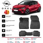 Opel Corsa F Elektirikli 2019 ve Sonrası 4.5d Premium Havuzlu Siyah Paspas Takımı Kokusuz