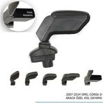 Opel Corsa Uyumlu D Araca Özel Kol Dayama Siyah 2007-2014 Parça