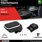 Opel Corsa Uyumlu D Kol Dayama Kolçak ABS Vidalı Gri 2006-2013 A+Kalite Parça