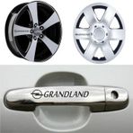 Opel Grandland Kapı Kolu Jant Sticker Yapıştırma 8 Ad