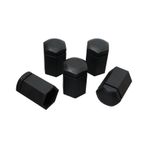Opel için 5 adet Siyah Plastik Bijon Kapağı 6006066 32.80 mm 17mm