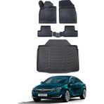 Opel Insignia 2015 Model Havuzlu Paspas Bagaj Seti - Siyah