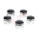 Opel Insignia A G09 2008-2017 13283158 İçin 5 Adet Krom Renk Plastik Bijon Kapağı 21 Mm * 22 Mm