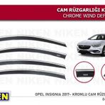 Opel İnsignia Cam Rüzgarlığı Kromlu 2017+ Niken