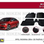 Opel İnsignia Havuzlu 3d Paspas Niken Siyah 2016+ Sonrası