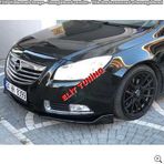 Opel İnsignia Ön Tampon Eki lip 3 parça parlak siyah