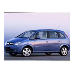 Opel Meriva A 2002-2010 Krom Cam Çıtası