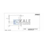Opel Motor Su Radyator (Brazıng) Astra F Klima Harıc X14xe X16xel - Kale 370800