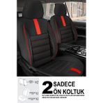 Opel Movano B 2.3 Cdtı Turbo (110 Hp) Start/stop 2012 Uyumlu Sadece Ön Iki Koltuk Tay Tüyü Oto Kılıf Kırmızı - Siyah - Kırmızı