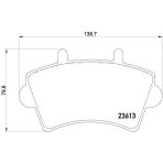 Opel Movano Ön Fren Balatası (1998-2003) 7701207339 8671095208 2.8 Dtı