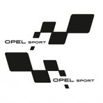 Opel Sport Yan Kapı için Çamurluk Sticker 2 Adet Sağ Sol