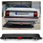 Opel Vectra A Uyumlu Body Kit Difüzör 4 Çıkış Yuvarlak Siyah Model 2