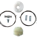 Opel Vectra B 1995-2002 Arası Uyumlu Arka Sol Veya Sağ Cam Kriko Teli Ve Tamir Seti Takımı Kiti