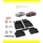 Opel Vectra C 2004-2008 4d Havuzlu Paspas - Siyah