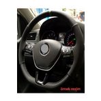 Opel Vectra C Uyumlu Alkantara-Karbon Dikmeli Direksiyon Kilifi Gri Yuzuklu