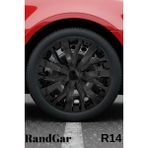 Opel Vivaro 14'' Inç Jant Kapağı (4 Adet) Siyah S114