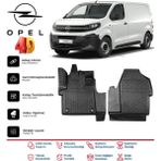 Opel Vivaro Panelvan 2019 ve Sonrası 4.5d Premium Havuzlu Siyah Paspas Takımı Kokusuz