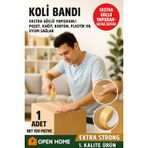 Open Home 100 Metre Şeffaf Koli Bandı – Extra Strong 40 Micron Kalınlık, Güçlü Yapışkan ACK-KLB-012