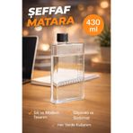 Open Home Concept Flexibottle A5 – Soğuk Kahve, Su, Meyve Suyu, Smoothie Taşıma Defter Matara- Şeffaf