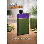 Open Home Concept Flexibottle A5 – Soğuk Kahve, Su, Meyve Suyu, Smoothie Taşıma Için Çok Amaçlı Defter Matara - Mor - 430 Ml