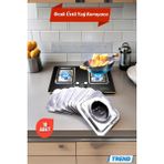 Open Home Concept Kare Ocak Üstü Yağ Koruyucu Alüminyum Levha 23*23 cm 10 Adet