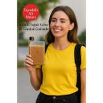 Open Home Concept Şeffaf Flexibottle A5 – Soğuk Kahve, Su, Meyve Suyu, Smoothie Taşıma Için Çok Amaçlı Şeffaf Defter Matara - 430 Ml