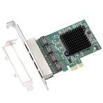 Open Smart OPS01G54RT Quad 4 Port Gigabit PCI-E X1 Ethernet Kart