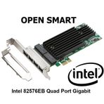 Open Smart OPS01G64NT Quad 4 Port Intel 82576EB Gigabit PCI-E X1 Ethernet Kart
