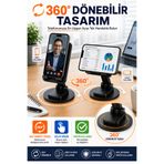 OpenCity 360° Dönebilir Katlanabilir Telefon ve Tablet Standı Masaüstü Tutucu Ofis Ders Toplantı Aparatı