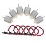 Operitacx 1 Takım 130 Dc Motor Mini Elektrikli Hobi Motorları Kendin Yap Elektrik Motoru Bilim Kompakt Motor Hobi Motoru Okul Sınıfı Rg353v El Yapımı Oyuncak Motor Modeli Çocuk Uçak Ütü