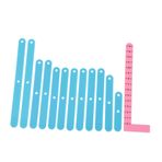Operitacx 1 Takım Fen Matematik Öğretim Yardımcıları geometri öğretim aracı plastik oynar oyuncak geometri öğretim çubuğu dörtgen ekleme çubukları dördüncü sınıf gösterici teçhizat alet