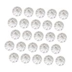 Operitacx 100 buton çocuk DIY düğmeleri dikiş düğmeleri küçük karalama defteri dekoratif giysi düğmeleri DIY mini düğmeler kaban süslemek küçük reçine Bebek beyaz