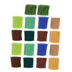 Operitacx 18 Parça halı nakış ipliği kilim iplikleri el işi ipliği el dokuması kilim tığ kanca DIY goblen iplikler mandallı kanca iplikleri dokumak örgü ipliği Aksesuarlar tığ işi Akrilik