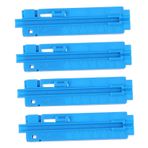 Operitacx 4 Adet Elyaf Ayırıcı alet bebek gözlük evrensel araç fiber striptizci koaksiyel striptizci fiber kablo kesme bıçağı tamirci Tel sıyırıcı plastik