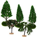 Operitacx 5 Adet Minyatür Bahçe Modeli Ağacı Yapay Ağaç Modeli Mini Ağaç Modelleri Diorama Için Model Ağaçlar Şık Minyatür Maket Plastik 3 Boyutlu Ob11 Malzemeler