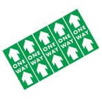 Operitacx 5 Adet Yön Çıkartmaları Sosyal Mesafe Zemin Çıkartmaları Güvenlik Işareti Tek Yönlü Kat Okları Yönlü Çıkartmalar Sosyal Mesafe Çıkartmaları Pvc Duvar Çıkartması Su Geçirmez