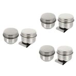 Operitacx 6 Adet Kalem Kabı Kepçe Konteyner Kaligrafi Mürekkebi Tabağı Boyama Fırçası Temizleme Kabı Fırçası Havzası Kaligrafi Fırçası Yıkama Kabı Metal Fırça Yeniden Kullanılabilir