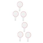 Operitacx 6 Adet Tahtası Boncuk Sınav Mini Silme Tahta Kürek Silme Cevap Kürek Oylama Kürekleri Hayır Japon Kitap Ayracı Küçük Çetele Boş Tahta Köpük Basit Cam Kavanoz Beyaz