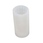 Operitacx Büyük Bardak Altlığı Kalıbı Saksı Silikon Diy Silikon Kavanoz Şişe Silikon Kokulu Adak Mumları Mumluk Reçine Kalıp Saksı Kalıbı Kendin Yap Silika Jeli Sabun 3 Boyutlu Beyaz Beton