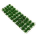 Operitacx Minyatür Süsler 1 Kutu Çim Modeli Çim Örtüsü Grupları Tutam Diorama Çalılar Kış Suni Çim Panel Statik Çim 1/64 Diorama Kış Yeşil Şeyler Plastik Küçük Düzensiz Kış Dekoru