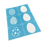 Operitacx Serigrafi Şablon Serigrafi Şablon DIY Kumaş Şablon DIY Yastık Baskı Stencil DIY T-Shirt Baskı Stencil DIY Kaynağı DIY Boyama Şablon Örgü Yapıştırıcı