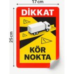 opersan KAMYON VE TIRLAR İÇİN KÖR NOKTA UYARI ETİKETİ -(ANGLES MORTS)