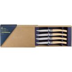 Opinel Chic 4'lü Et Bıçağı Seti - Dişbudak Ağacı (Ash Wood) - Renkli