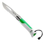Opinel OP-002319 Yeşil Beyaz No 8 Inox Paslanmaz Çelik Çakı