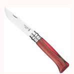 Opinel Tradition No 8 Bouleau Lamelle Rouge Paslanmaz Çelik Çakı