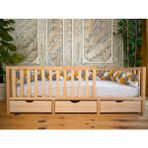 Oppipo Montessori Ahşap Karyola - Montessori Yatak - Montessori Karyola - -17 - 90 x 190 cm